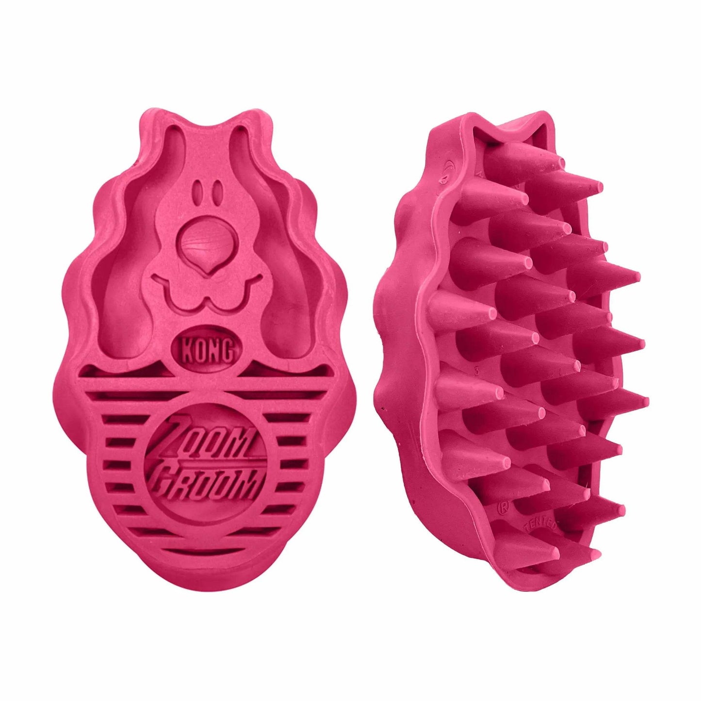 KONG(R) ZoomGroom(R) Raspberry Brush Large - Beasty Lux