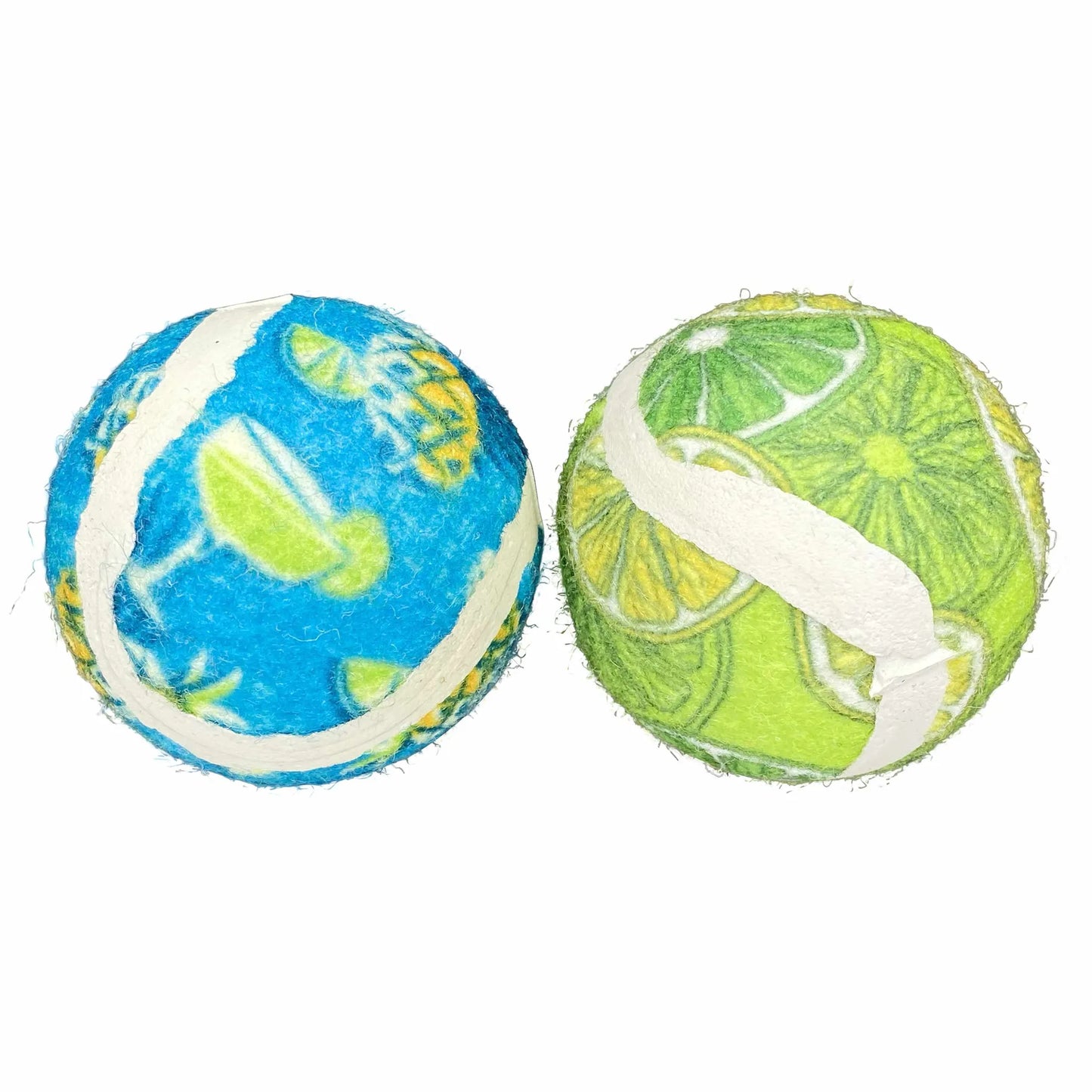 Multipet Margaritaville(R) Tennis Ball Cat Toy 2"