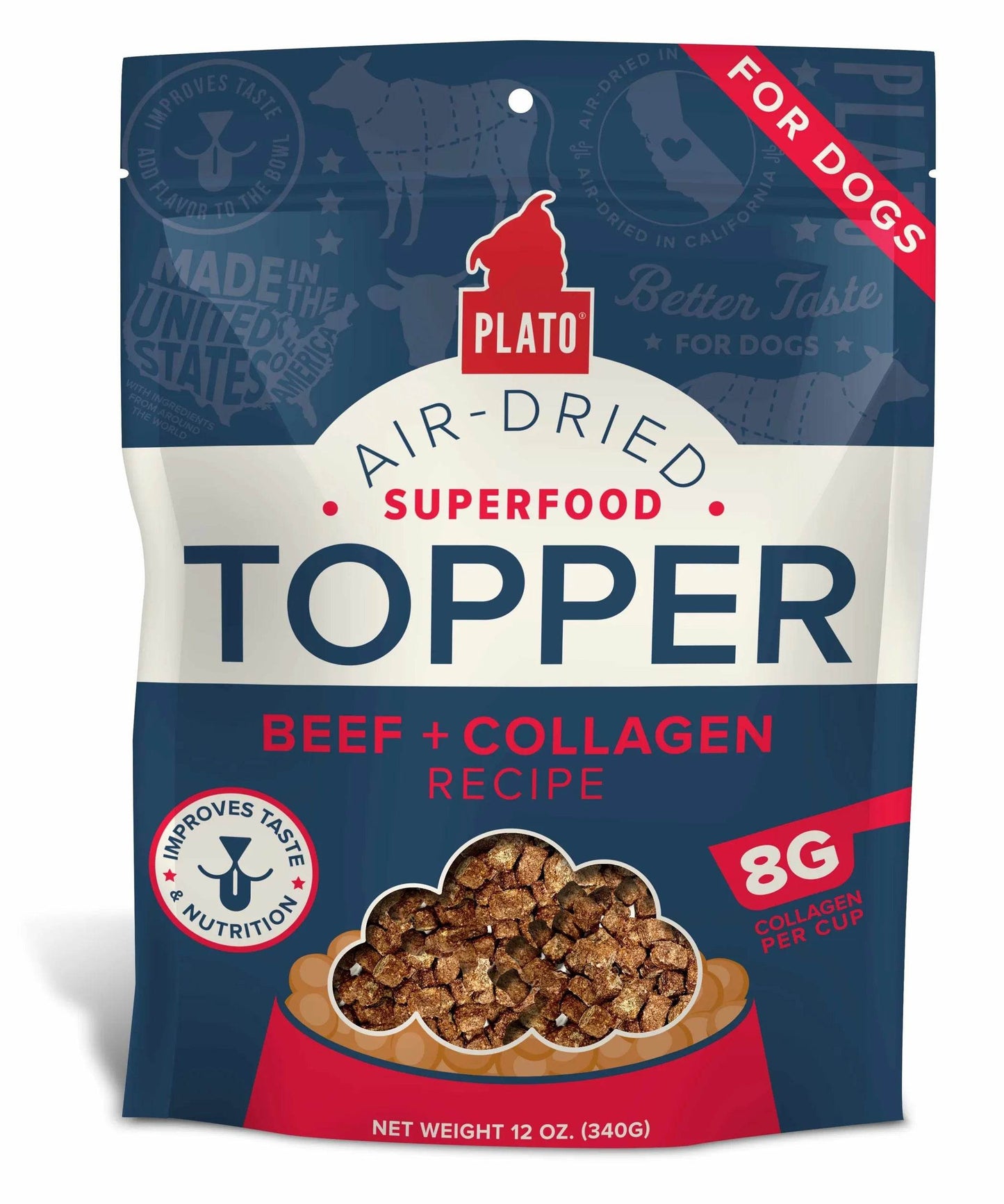 Plato Food Topper Beef & Collagen Recipe - Beasty Lux