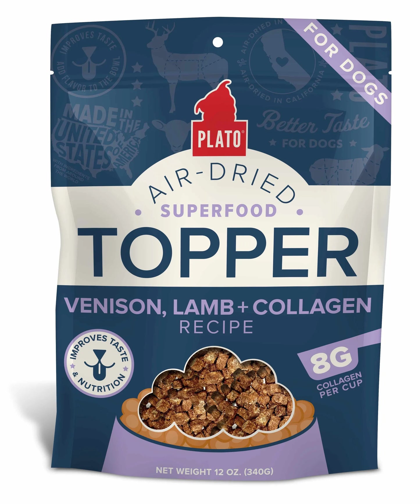 Plato Food Topper Venison Lamb & Collagen Recipe