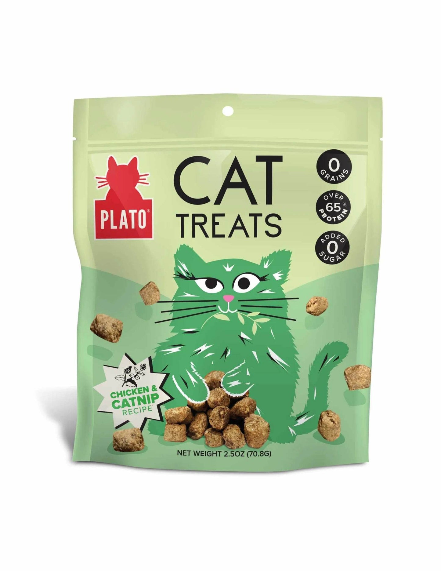 Plato Air-Dried Cat Treats Chicken Recipe 2.5oz - Beasty Lux