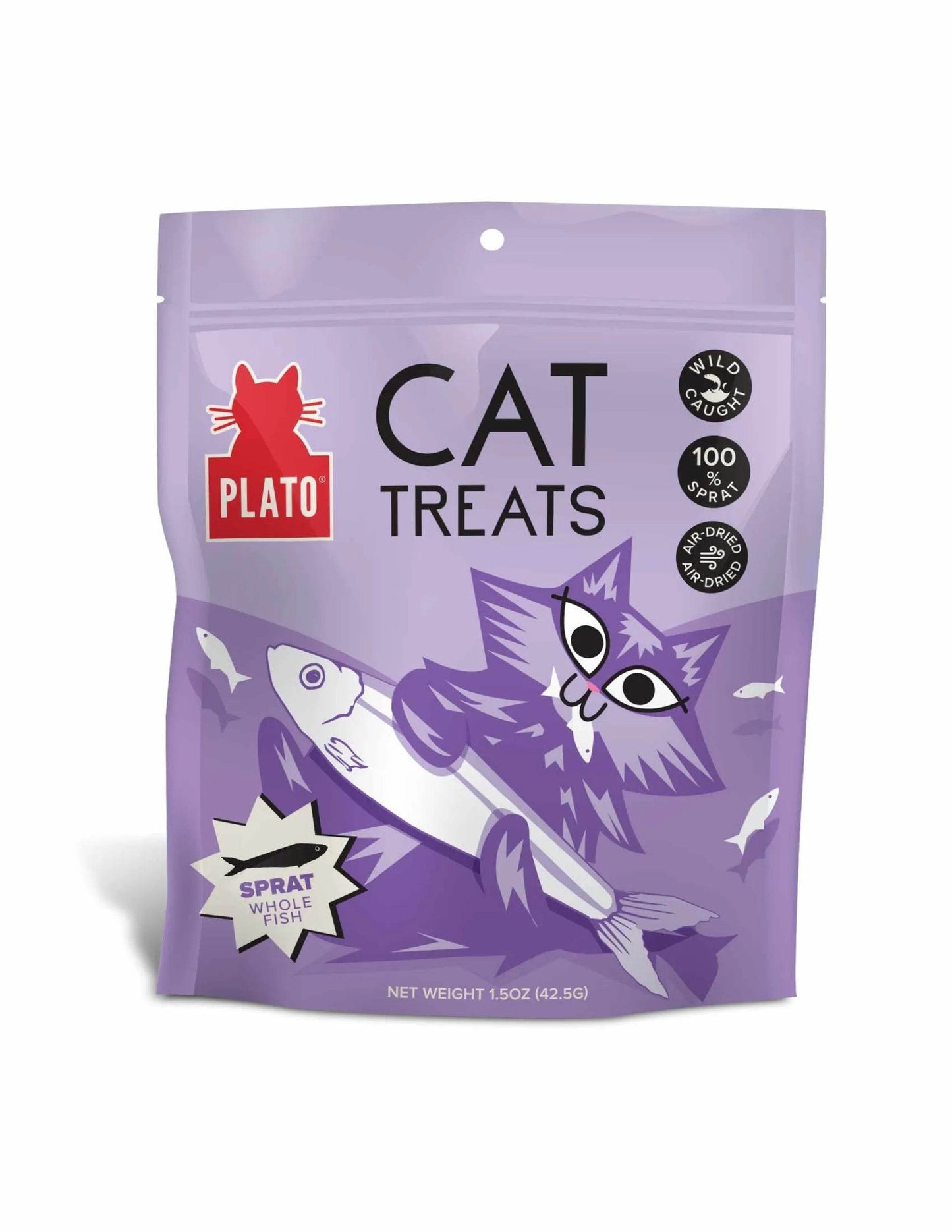 Plato Air-Dried Cat Treats Baltic Sprat 1.5oz - Beasty Lux
