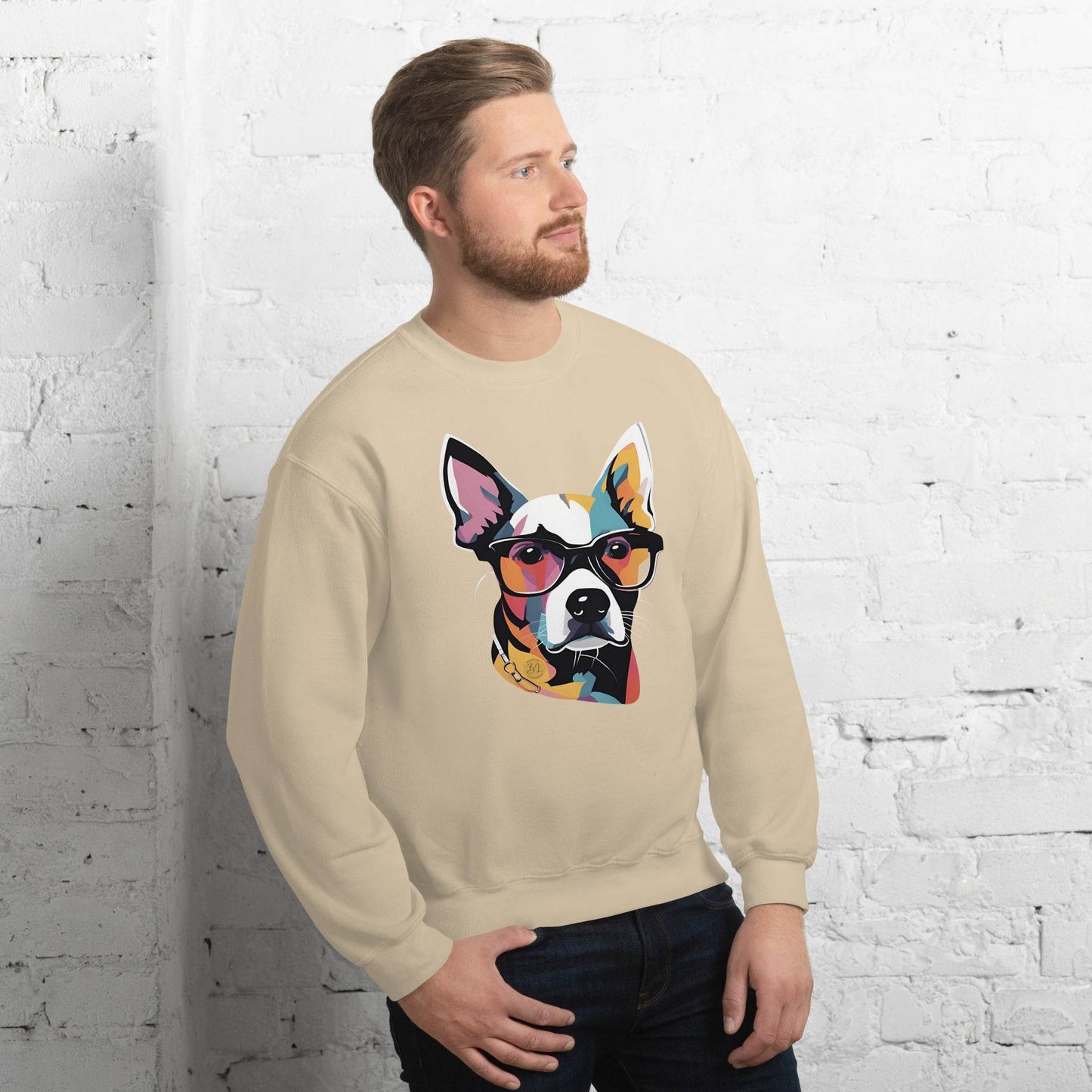 Beasty Lux Unisex Sweatshirt With Visionary Dog - Beasty Lux