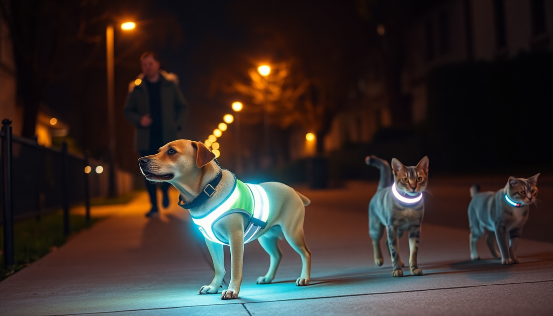 Night Safety for Pets: How to Keep Dogs & Cats Visible Outdoors