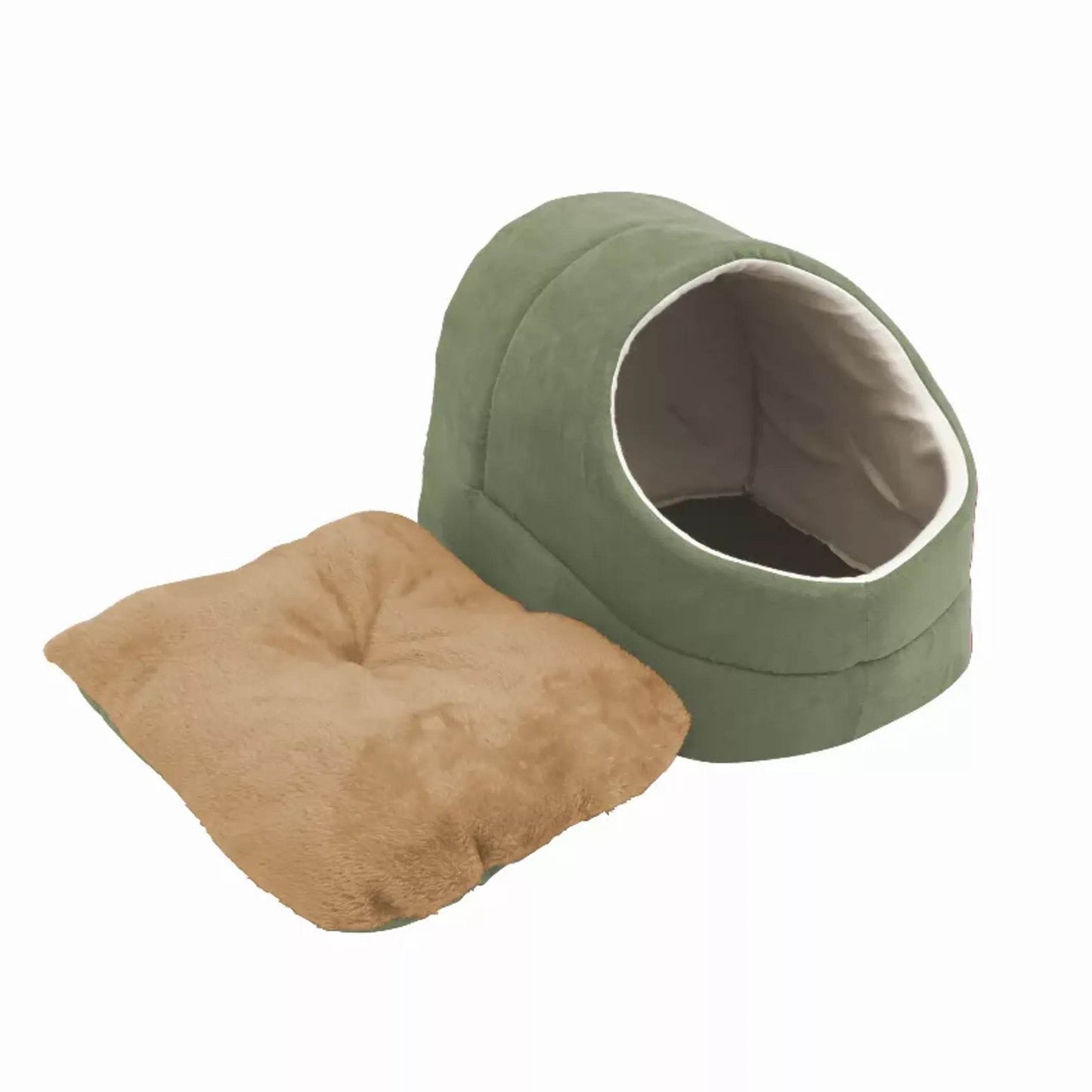 GOOPAWS Cat Cave for Cat and Warming Burrow Cat Bed, Pet Hideway Sleeping Cuddle Cave - Beasty Lux