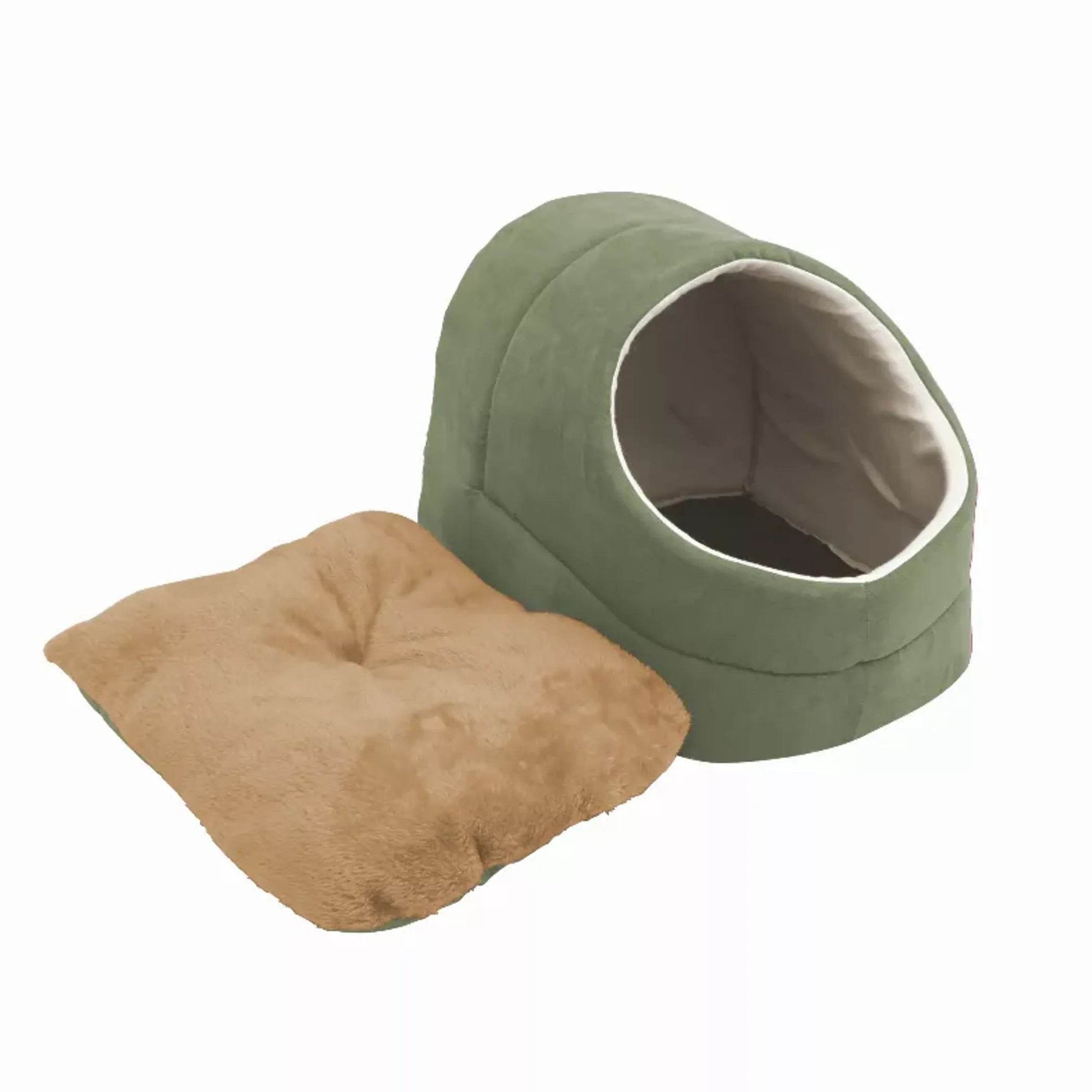 GOOPAWS Cat Cave for Cat and Warming Burrow Cat Bed, Pet Hideway Sleeping Cuddle Cave - Beasty Lux
