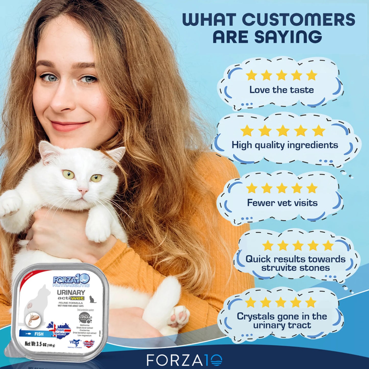 Forza10 Actiwet Urinary Support Icelandic Fish Recipe Canned Cat Food