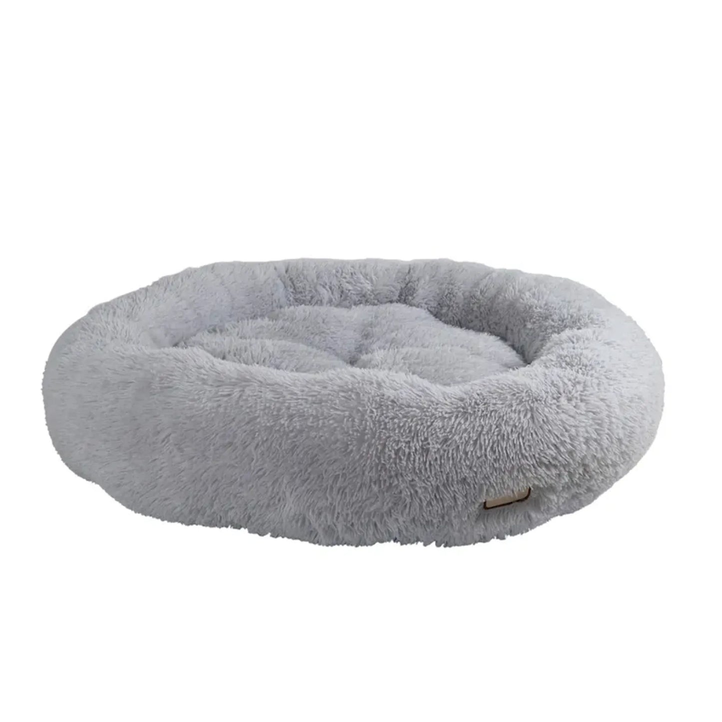 Armarkat Extra Large Gray Round Cat Bed – Soft & Fluffy