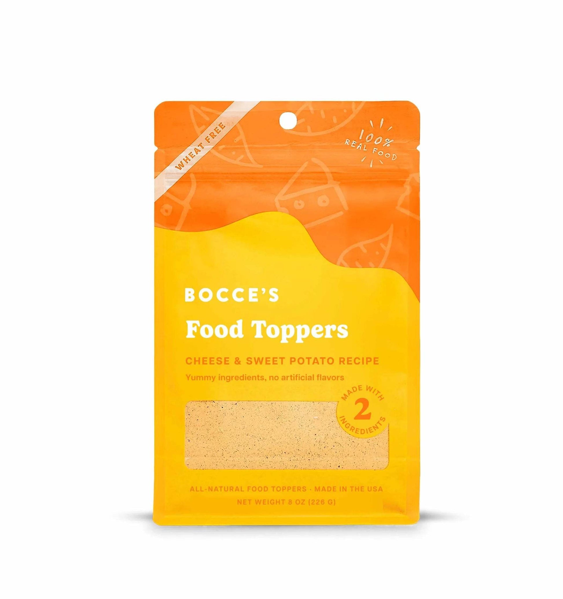 Bocce's Bakery Cheese & Sweet Potato Food Topper 8oz - Beasty Lux
