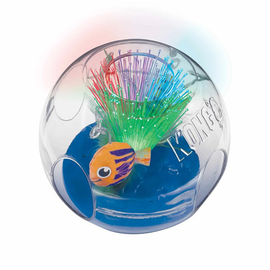 KONG(R) Bat-A-Bout Glow Aquarium Cat Toy