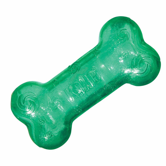 KONG(R) Squeezz(R) Crackle Bone Dog Fetch Toy Assorted