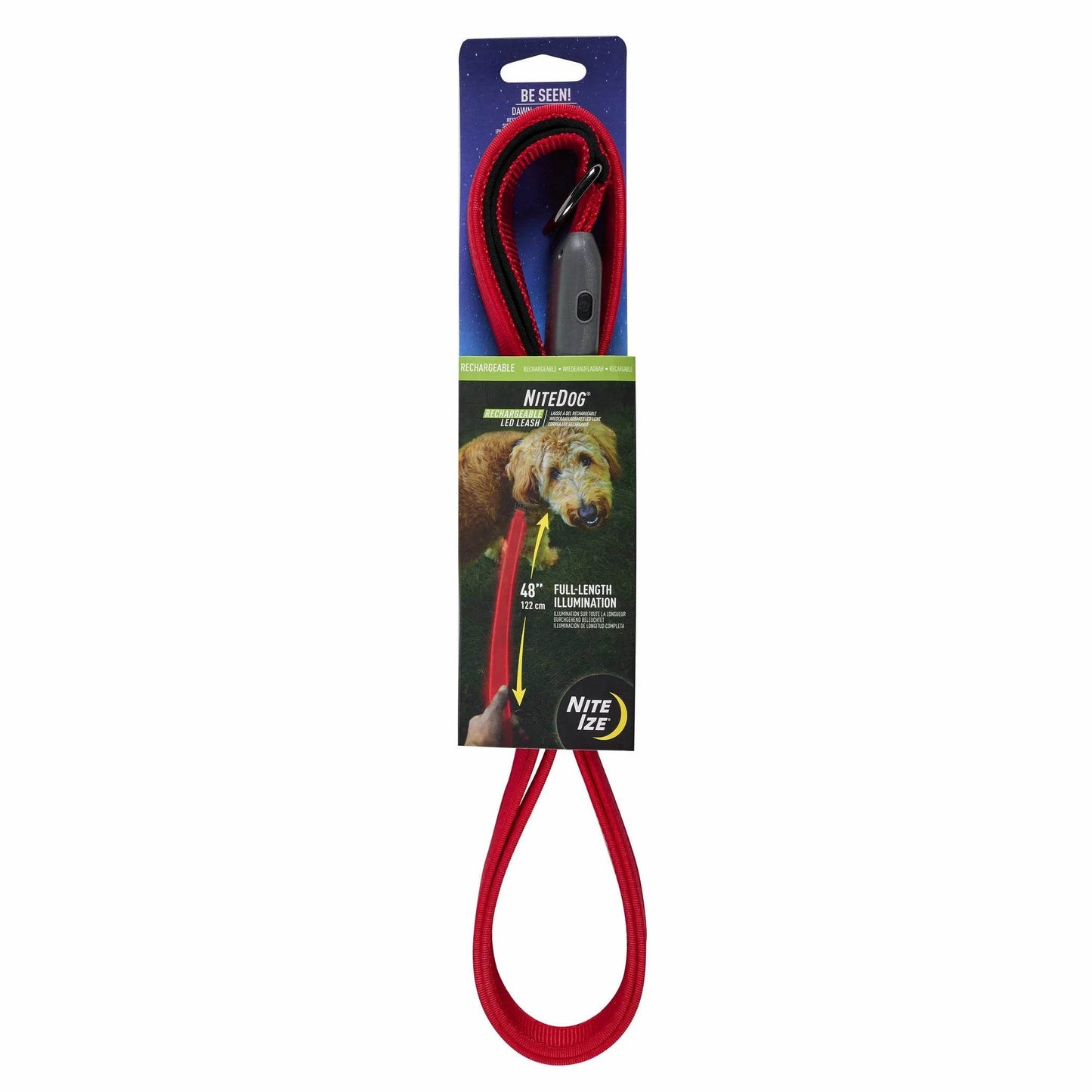 Nite Ize NiteDog(R) Rechargeable LED Leash - Beasty Lux