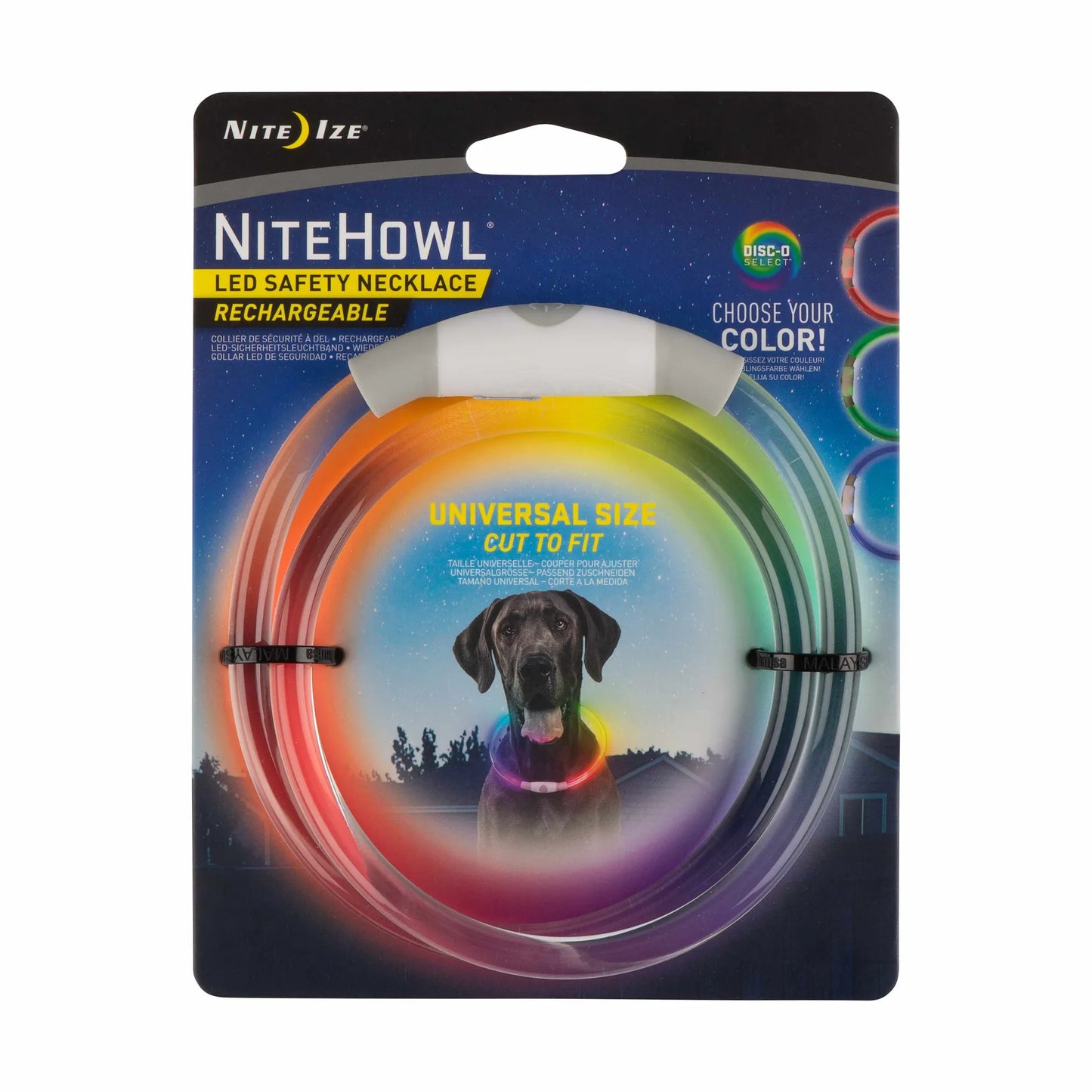 Nite Ize NiteHowl Rechargeable LED Safety Necklace - Disc-O Select