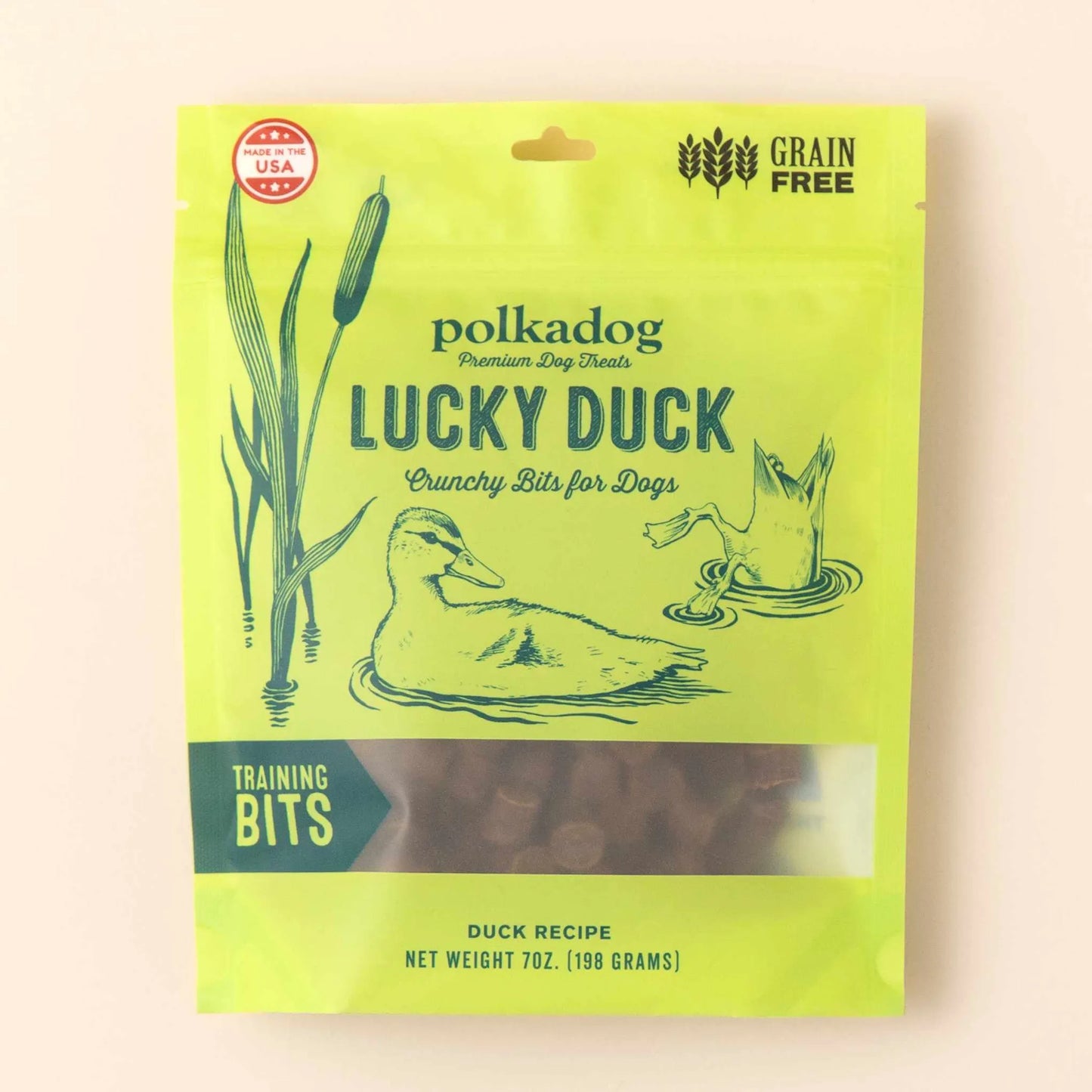 Polkadog Lucky Duck Training Bits Crunchy Dog