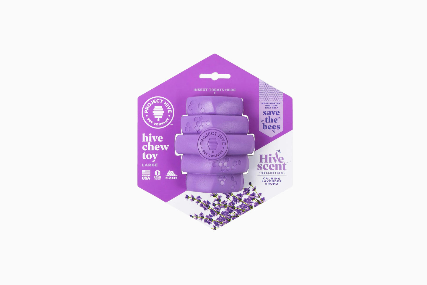 Project Hive Calming Lavender Scent Hive Chew Toy