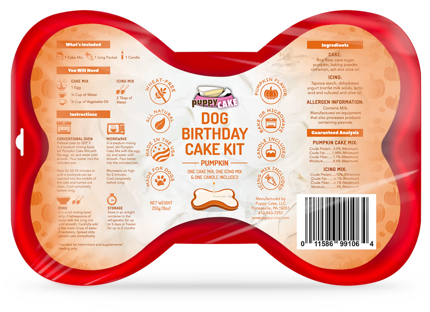 Puppy Cake Dog Birthday Cake Kit