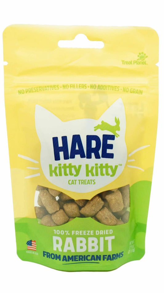 Kitty kitty hare freeze dried rabbit treat (0.9 oz)