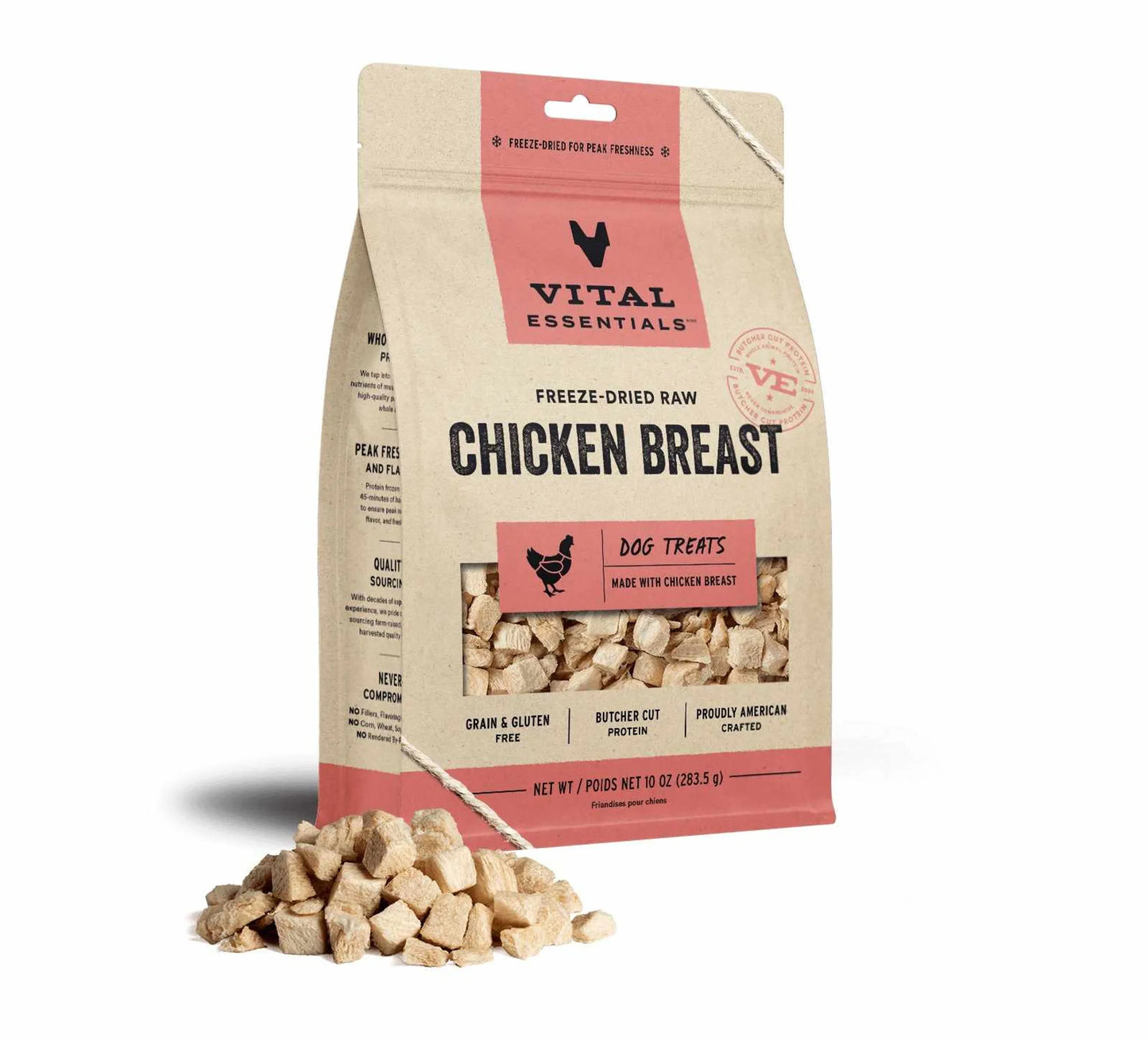 Vital Essentials(R) Freeze-Dried Raw Chicken Breast Dog Treats