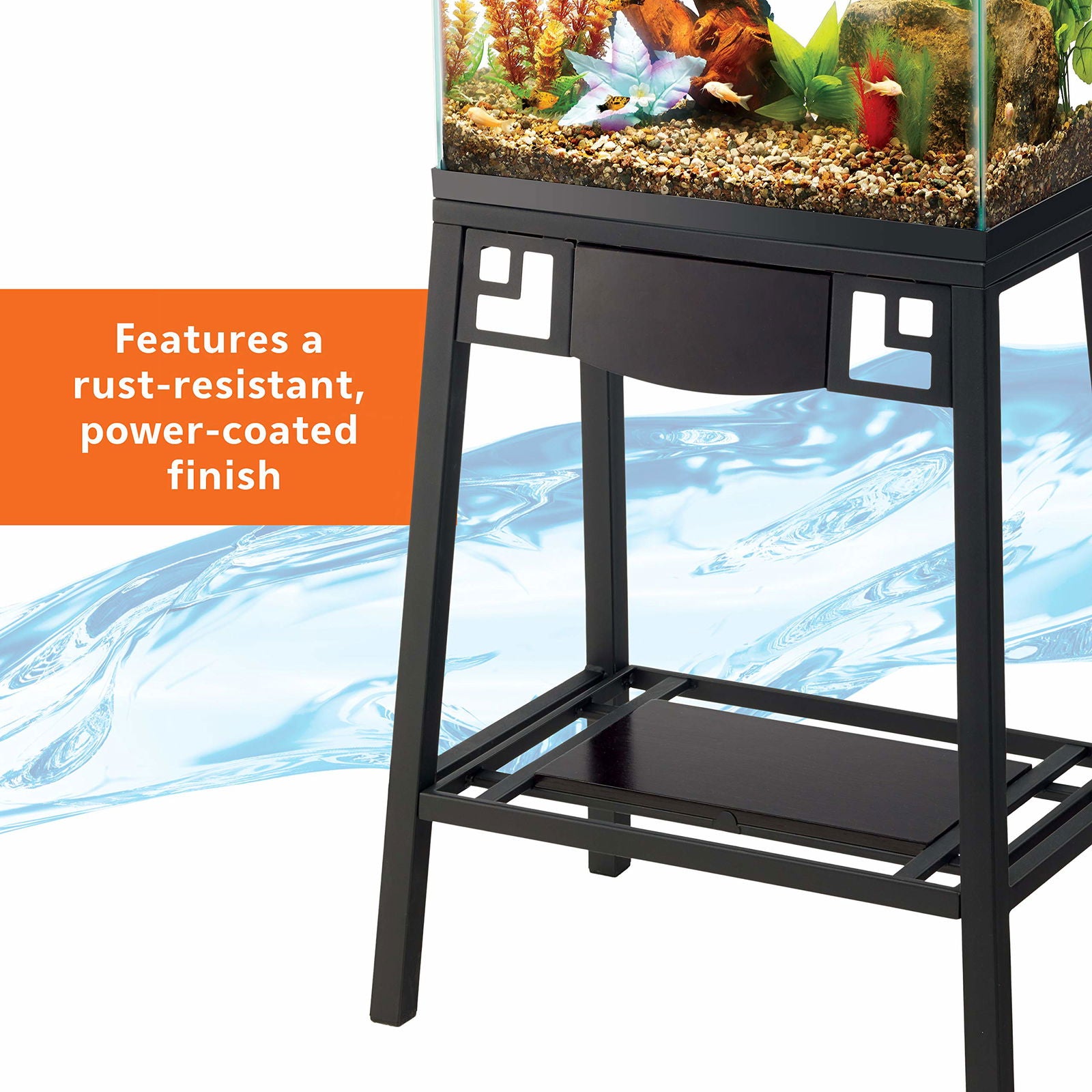 Beasty Lux Aqueon AQUEON Forge Aquarium Stand, 20 by 10-Inch