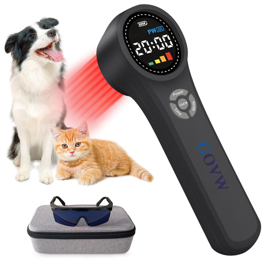 Beasty Lux GOVW Cold Laser Therapy for Dogs, 4x980nm+4x810nm+16x660nm, Cold Laser for Horses, Veterinary Laser Therapy Machine, Pet Laser Therapy, Cold Laser Therapy Pain Relief Device for Animals Like Cats