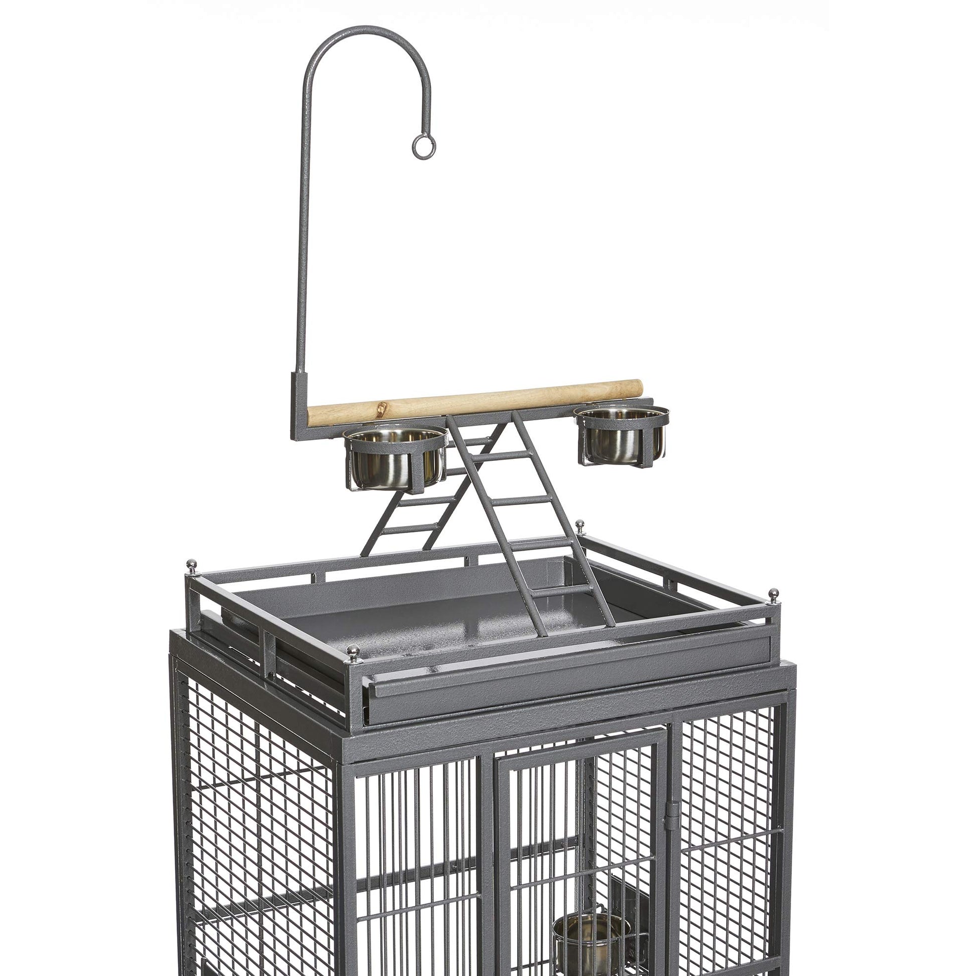 Beasty Lux MidWest Homes for Pets Midwest Homes for Pets Nina Bird Cage-Platinum Play Top