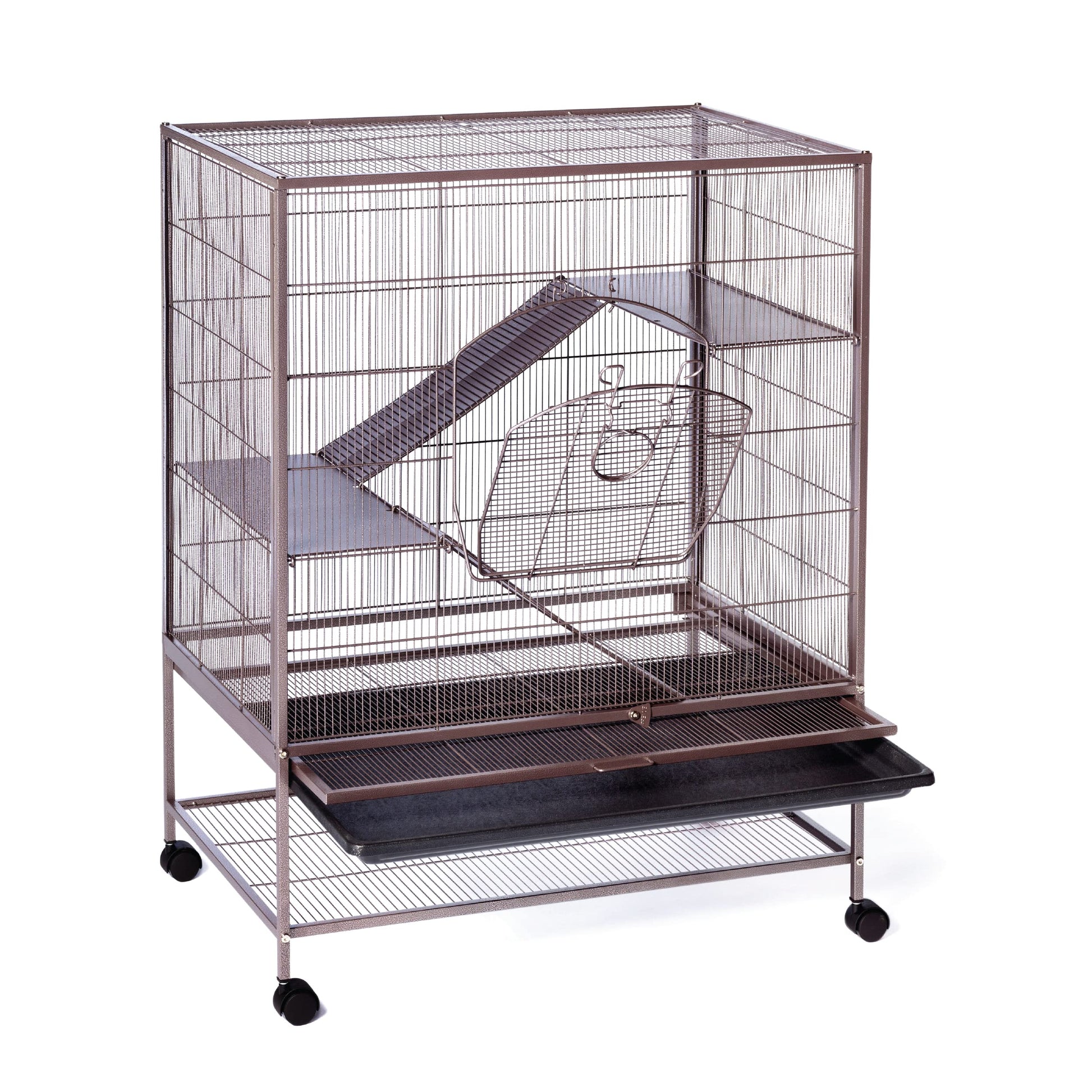 Beasty Lux PH Prevue Hendryx Prevue Pet Products Rat and Chinchilla Cage, 31-Inch by 20-1/2-Inch by 40-Inch, Earthtone Dusted Rose