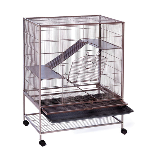 Beasty Lux PH Prevue Hendryx Prevue Pet Products Rat and Chinchilla Cage, 31-Inch by 20-1/2-Inch by 40-Inch, Earthtone Dusted Rose