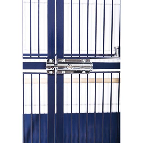 Beasty Lux PH Prevue Hendryx Prevue Pet Products Wrought Iron Select Bird Cage, 18-Inch by 18-Inch by 57-Inch, Cobalt Blue