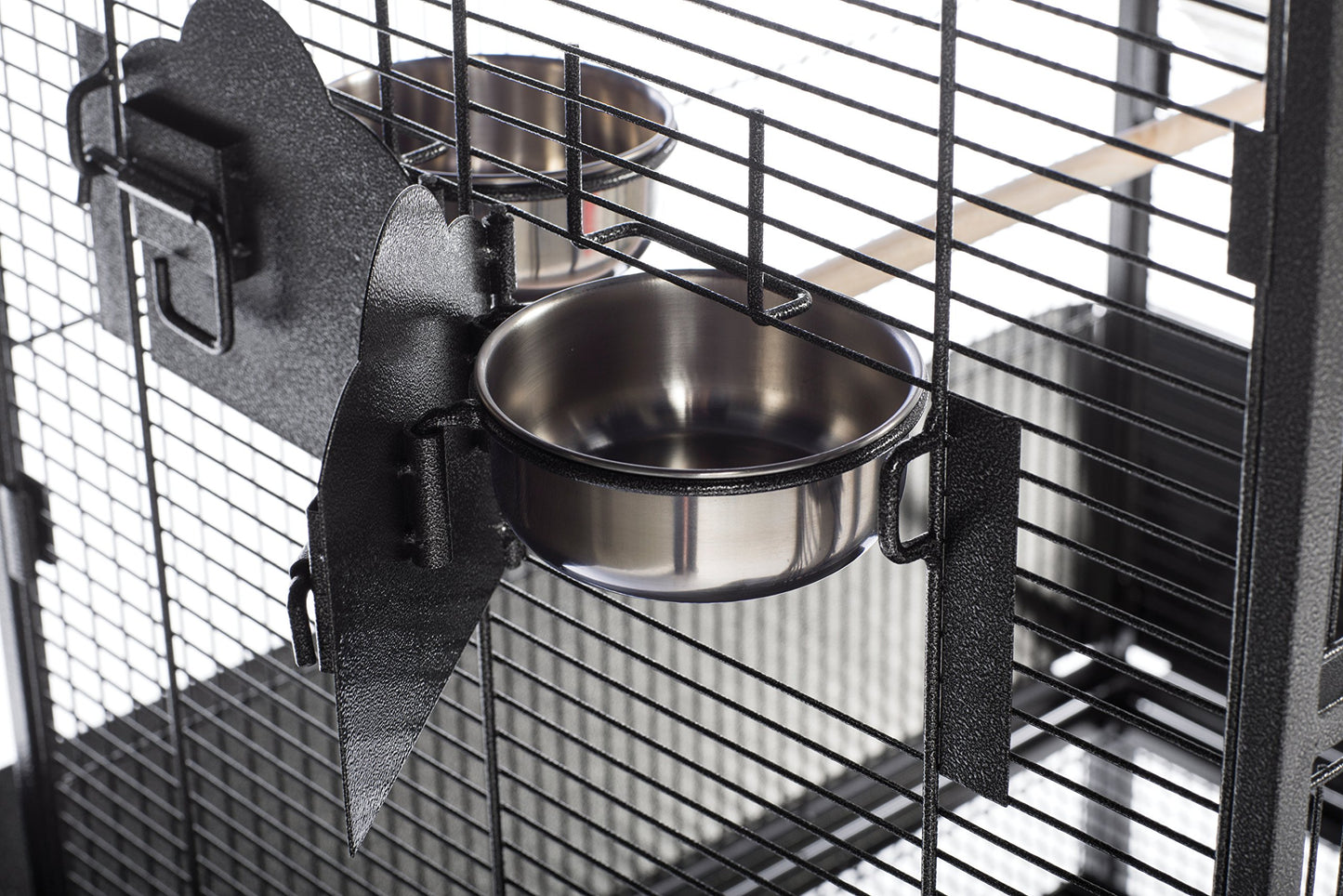 Beasty Lux Prevue Pet Products Prevue Pet Products 3352BLK Park Plaza Bird Cage, Black Hammertone