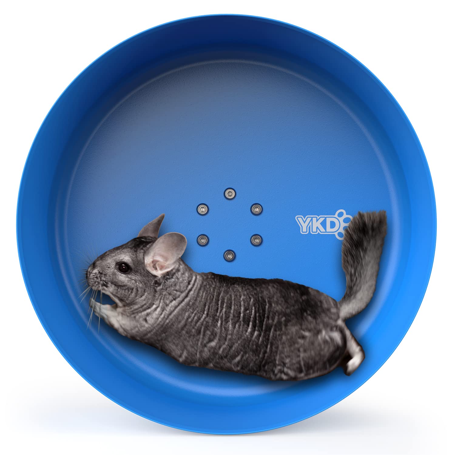 Beasty Lux YKD 15" Aluminum Alloy Chinchilla Exercise Wheels - Large Small Animals Running Wheels for Chinchilla Syria Hamsters Fancy Rats Hedgehog Other Small Animals