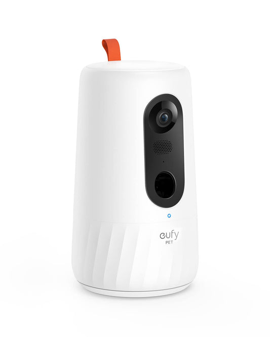 Beasty Lux eufy Security eufy Pet Camera for Dogs and Cats, On-Device AI Tracking and Pet Monitoring, 360° View, 1080p Dog Camera with Treat Dispenser, Doggy Diary, Local Storage, 2-Way Audio, Phone App, No Monthly Fee